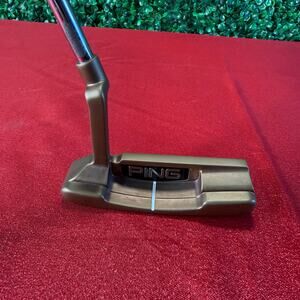 Ping Karsten TR Anser 2 34.5" Putter Black Dot Right Steel Original Grip Gold